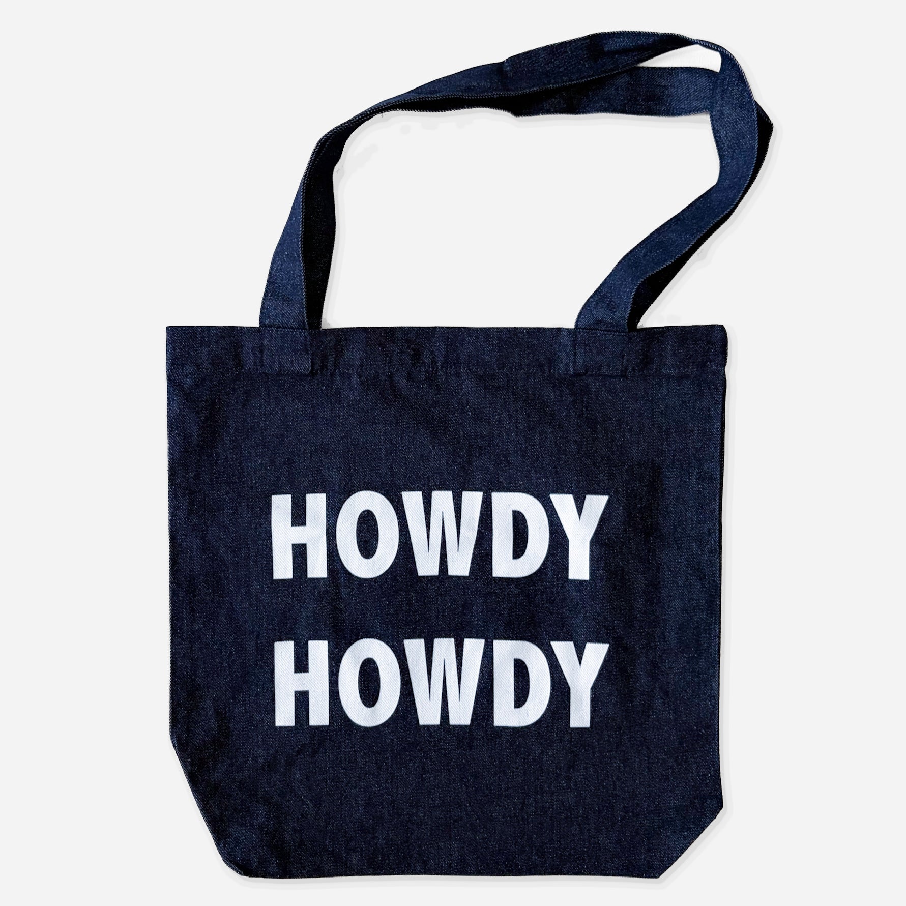 Denim Howdy Howdy Tote Bag