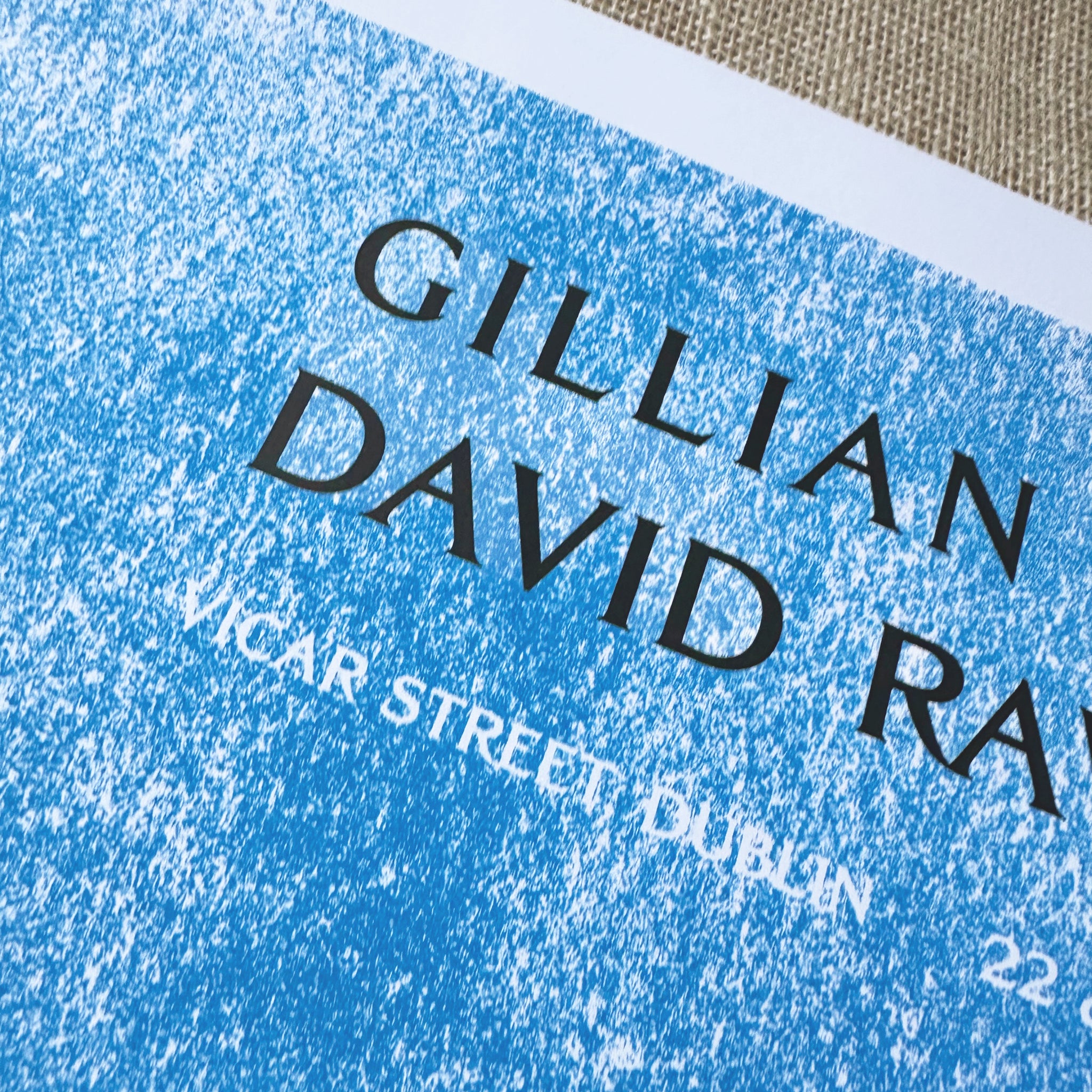 October 22 & 23, 2025 - Dublin, Ireland at Vicar Street - Show Poster