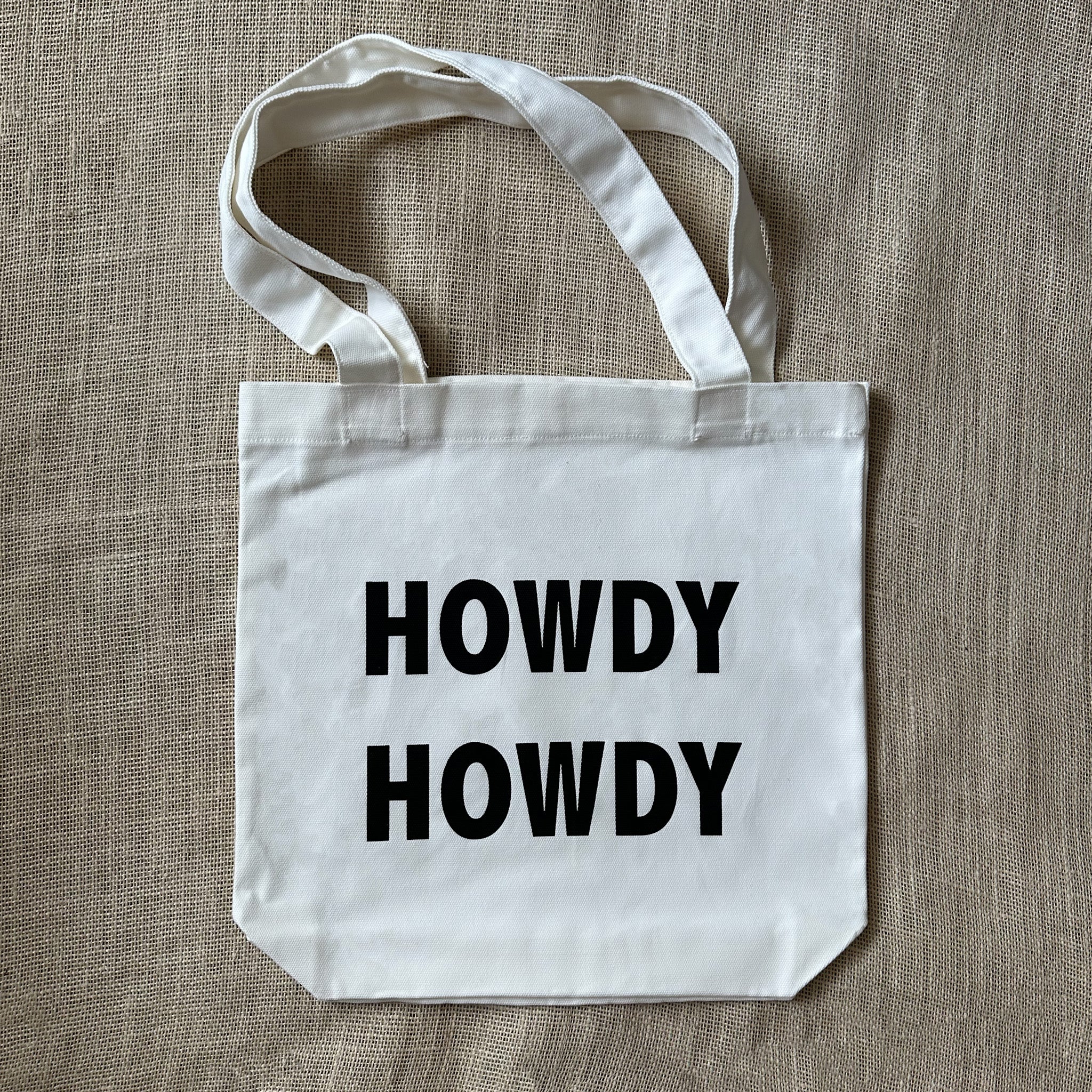 Ivory Howdy Howdy Tote Bag