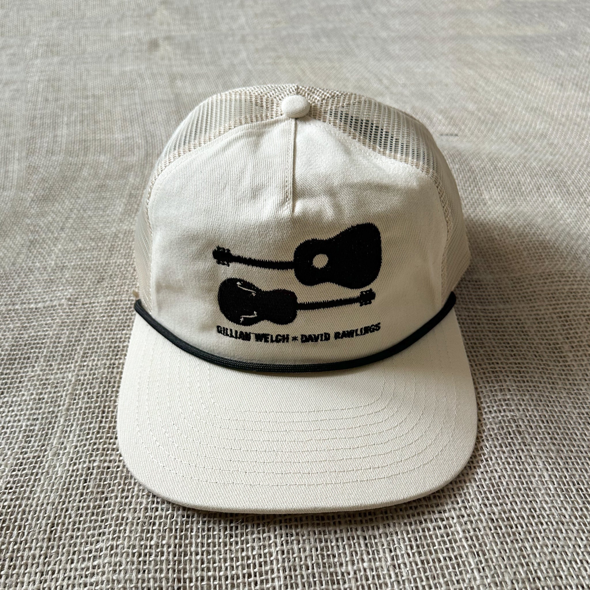 Ivory "Guitars" Rope Hat